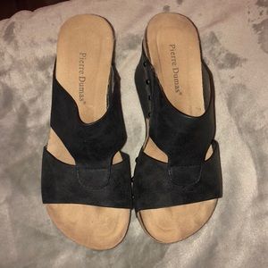 Pierre Dumas slip on wedge! Worn once!